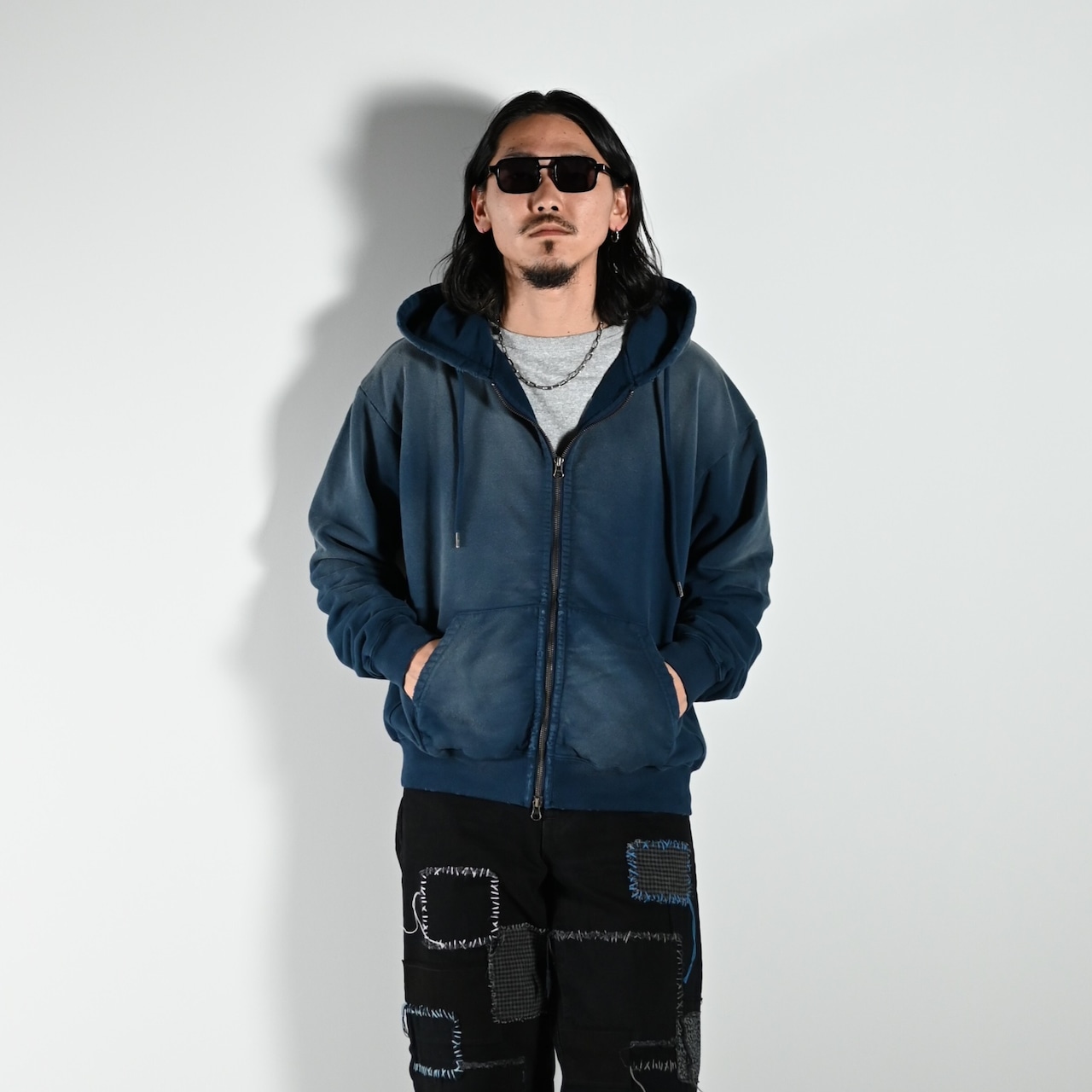 ANACHRONORM / FADED FULL ZIP HOODIE