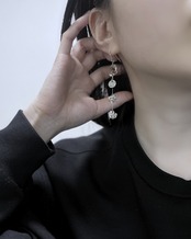champagne quartz × farfalle beads
