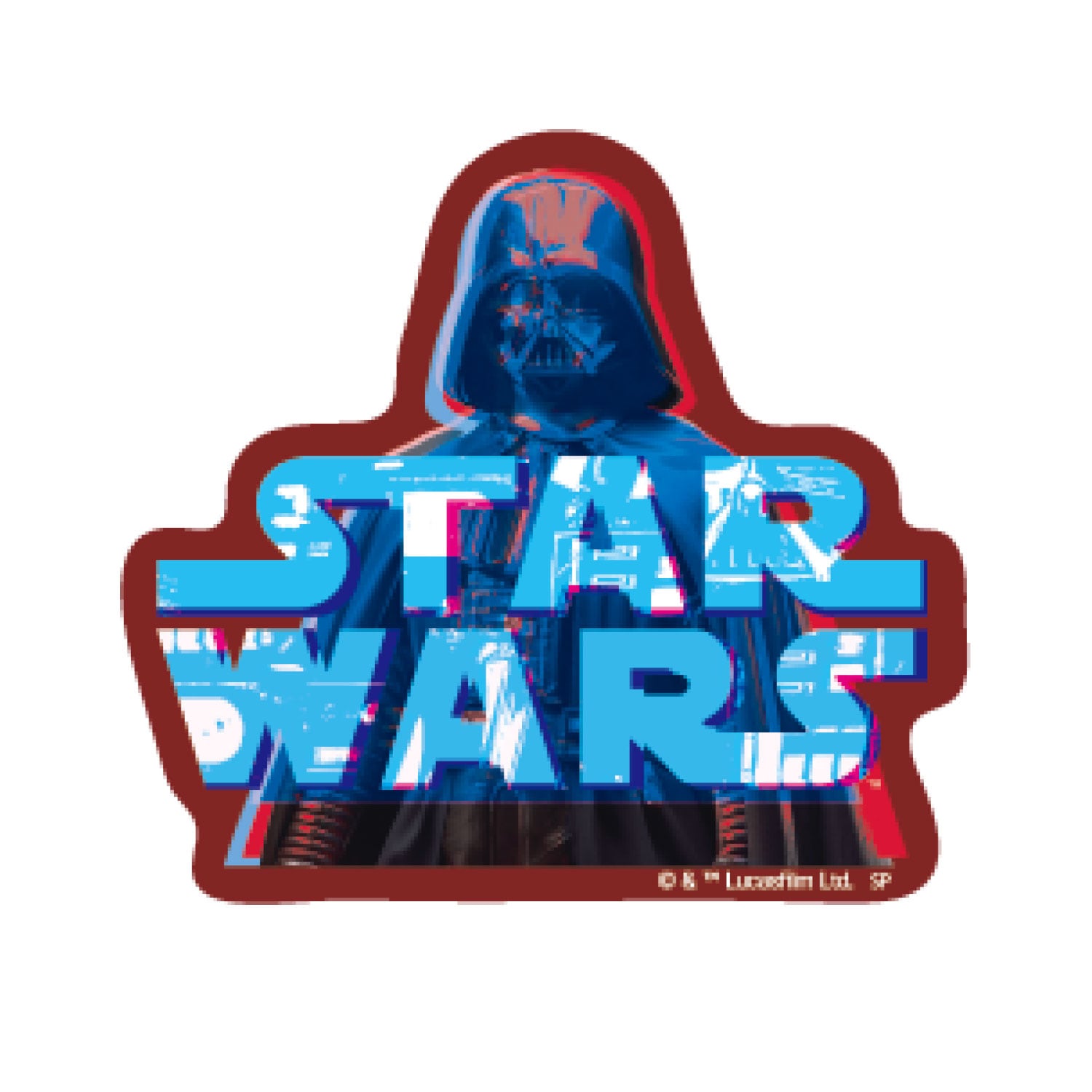 キャラクターステッカー STAR WARS ダース・ベイダー ロゴ