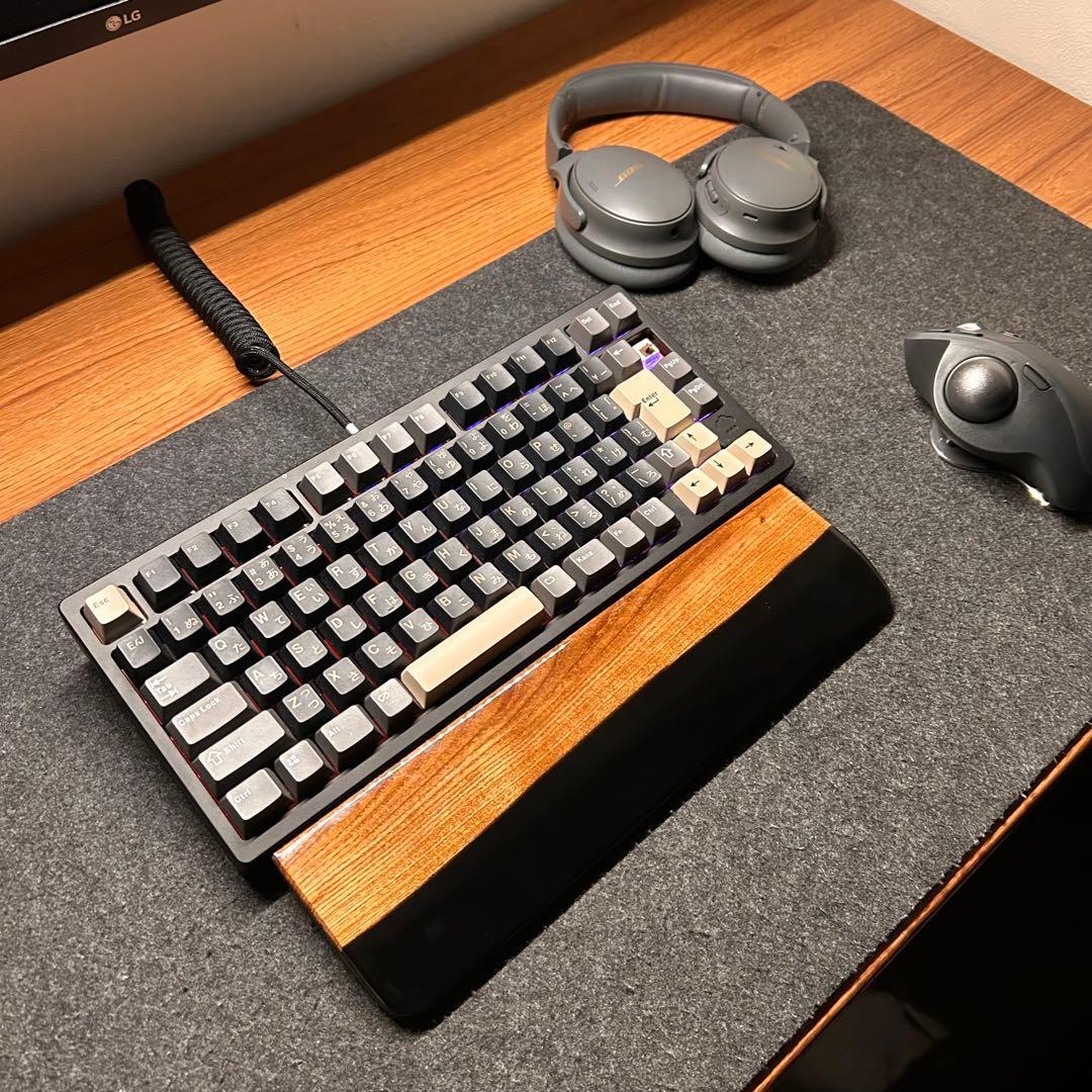 HHKB アームレスト パームレスト リストレスト マウスパッド 木製 無垢