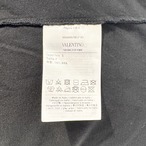 VALENTINO ヴァレンティノ Tシャツ トップス S オーバーサイズ コットン ブラック