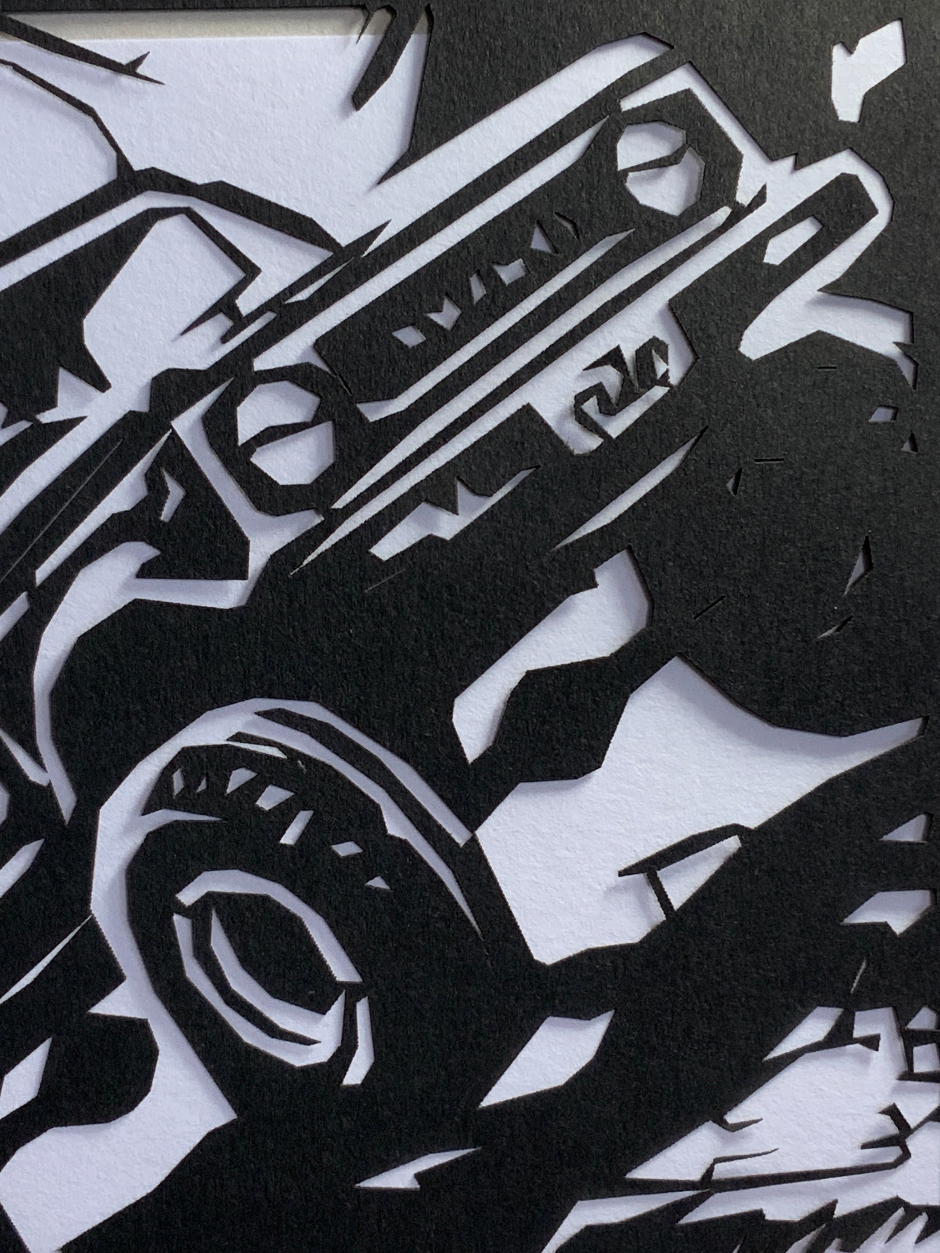 513-Car-ジムニー切り絵 | PAY ID