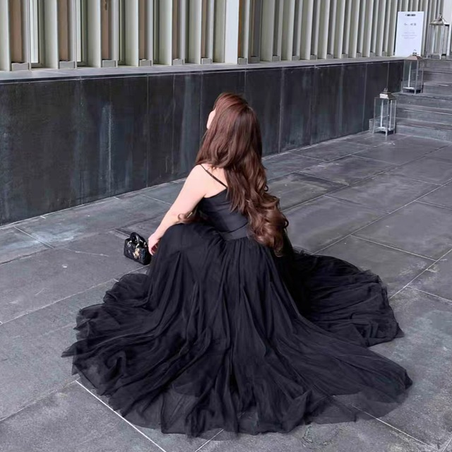 Mesh skirt dress　2604031