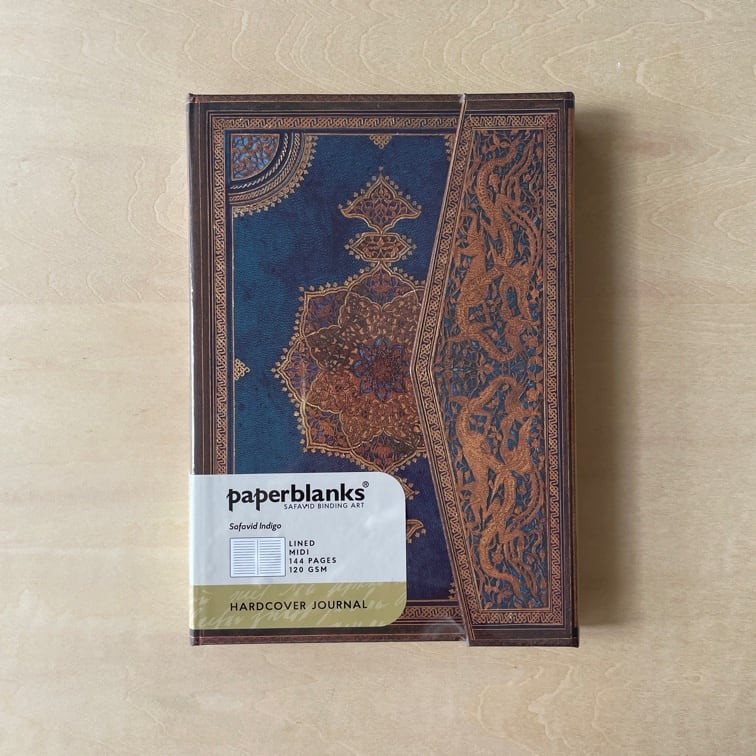 表紙が皮で宝石があしらわれた豪華なノート paperblanks】ノート Viola Diamond Rosette ヴィオラ・ダイアモンド
