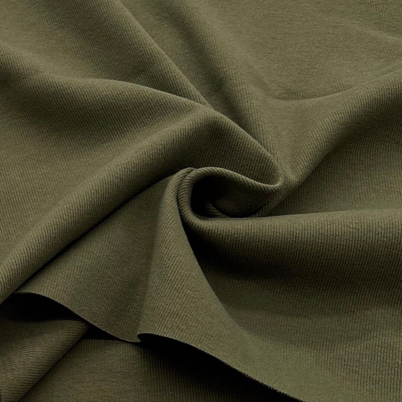 ★TB780◆2m◆SALE◆綿100%フライスニット生地◆カーキ
