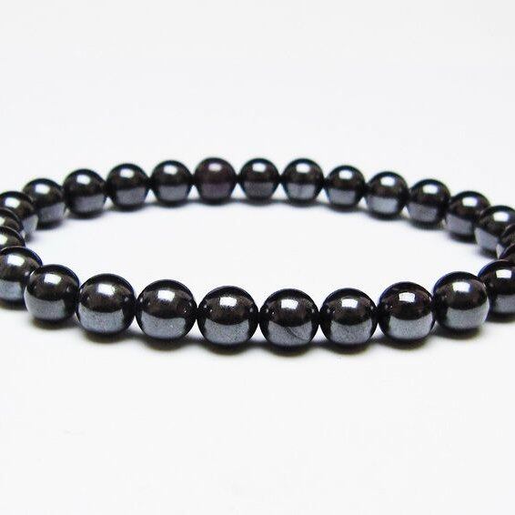 スギライト ブレスレット 7mm ブラックスギライト ブレスレット ブレス 一点物 メール便可 [M便 1/10] 111-47175