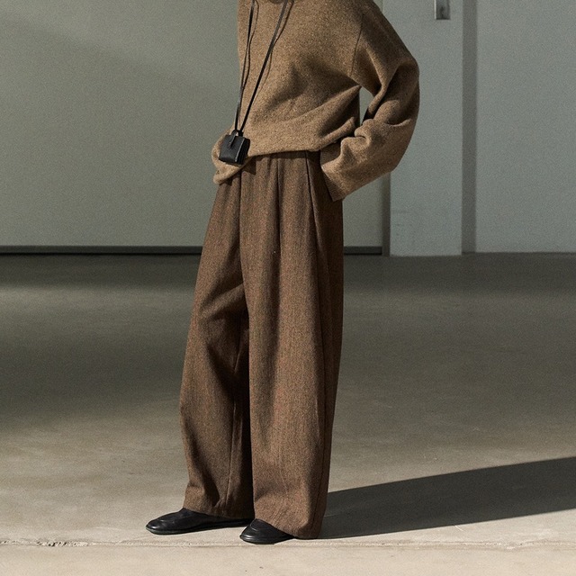 ロングワイドパンツ　MR0178