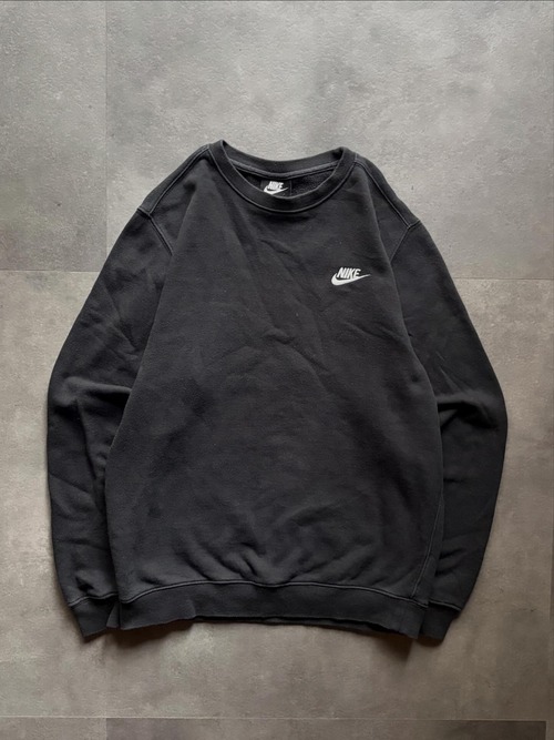 NIKE ナイキ スウェット トレーナー ブラック M ワンポイントロゴ