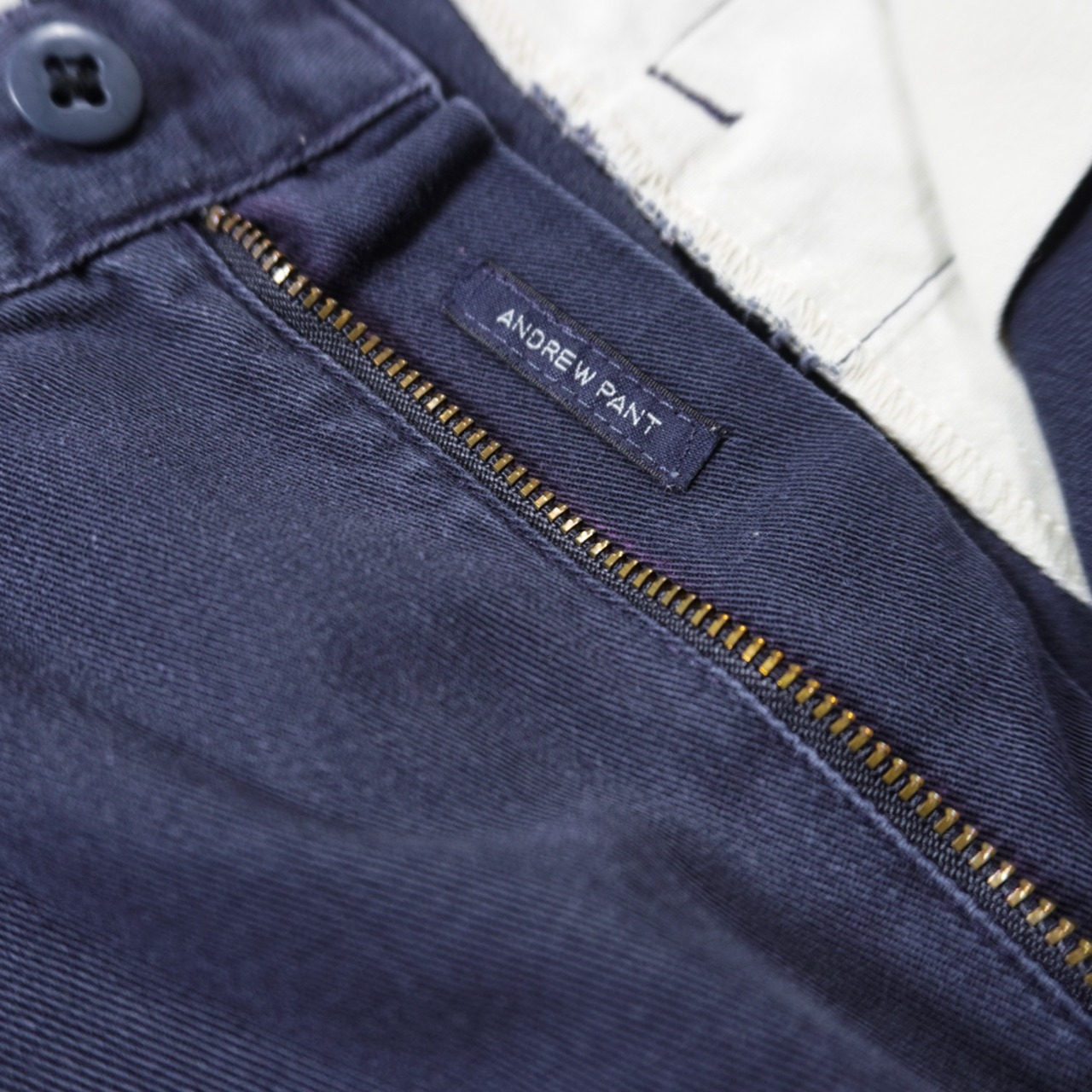 90s Polo by Ralph Lauren POLO CHINO ANDREW "made in USA" navy W31L26相当 古着 - 7