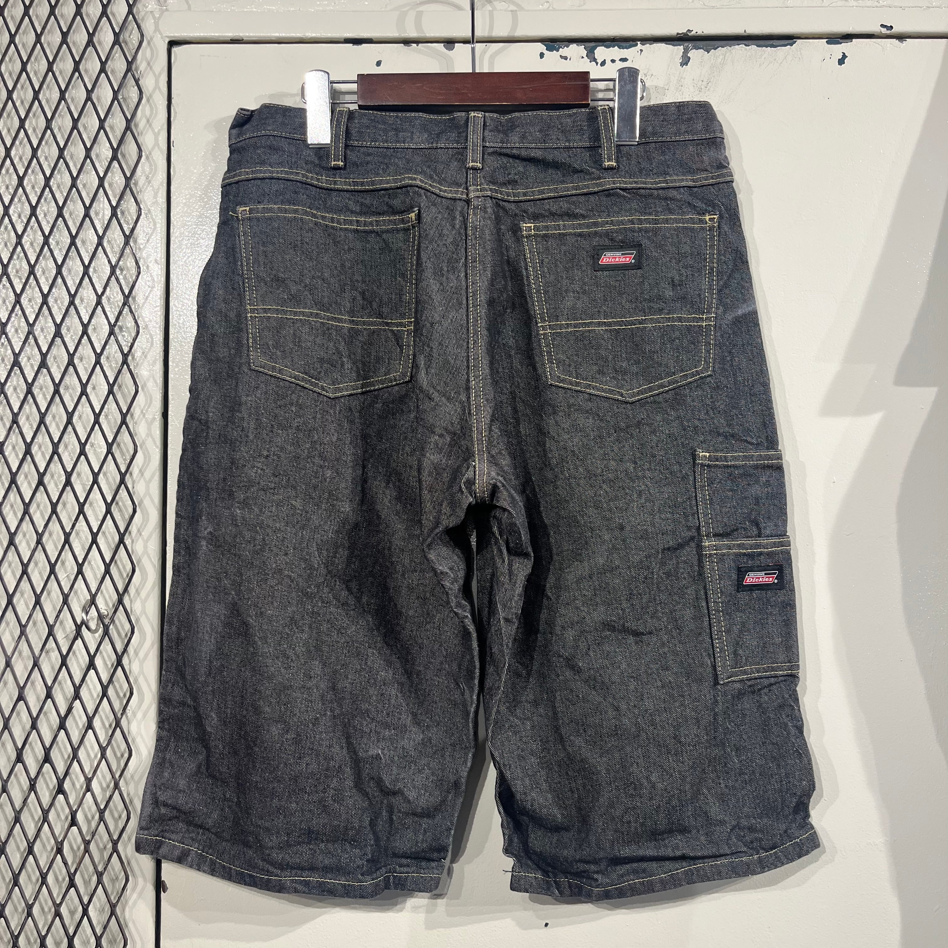 32』Dickies ディッキーズ ハーフパンツ デニムショーツ ブラック