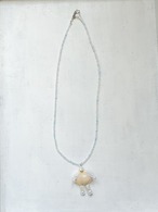 「サマーセール」ペンダント“涼しげな色合いのガラスネックレスのこ