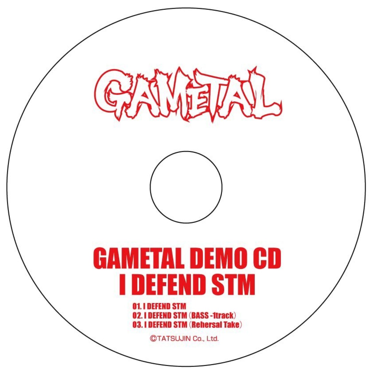 ゲーメタル デモCD「I DEFEND STM（達人王2面BGM）」デモ演奏CD