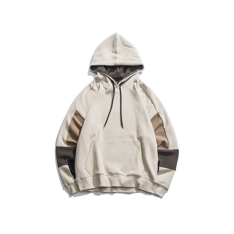 Road、Vintage、ese Trend Stitching Contrasting Color Hooded Sweatshirt、Loose Pullover Jacket Young Men Student-Alibaba ビンテージ ステッチ hip6-161192471116831