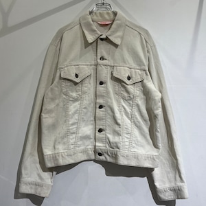 70s Levi's 70505 Corduroy Jacket 70年代 70505 コーデュロイ ジャケット ホワイト 生成り トラッカージャケット