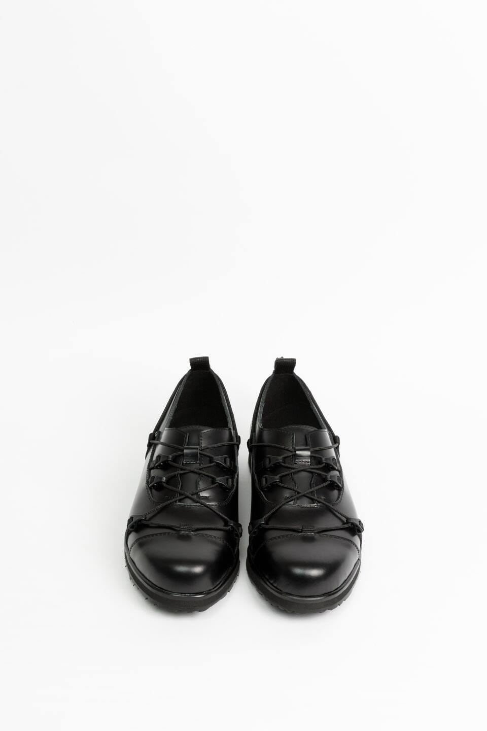 受注生産】002 : manual balmoral _ [holo metal] #black | stglitz