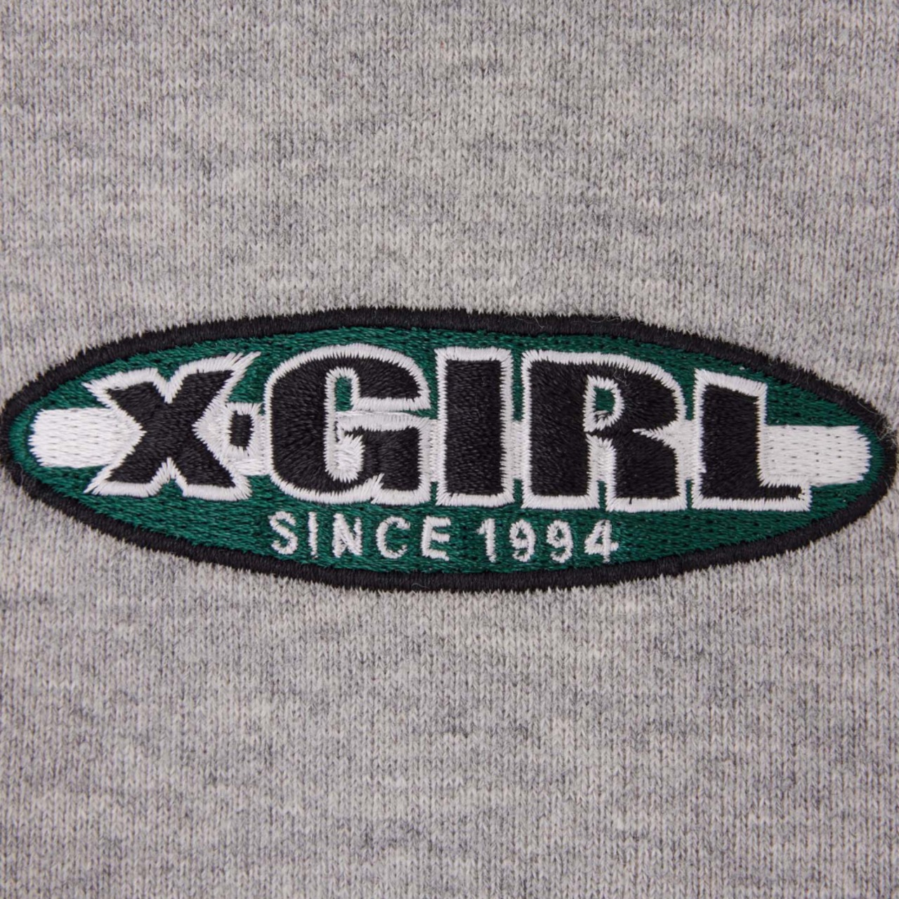 【X-girl】CONTRAST STRIPE ZIP UP SWEAT 【エックスガール】