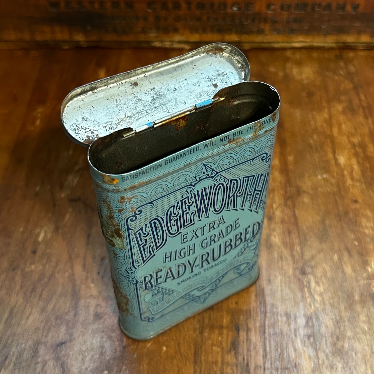 1930s エッジワース ヴィンテージ タバコ缶 Larus & Bro. Co. EDGEWORTH READY-RUBBED Vintage Tobacco Tin T-765