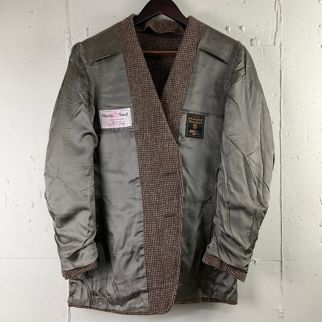 USA製 80年代 80s stanley blackey HARRIS TWEED ハリスツイード 
