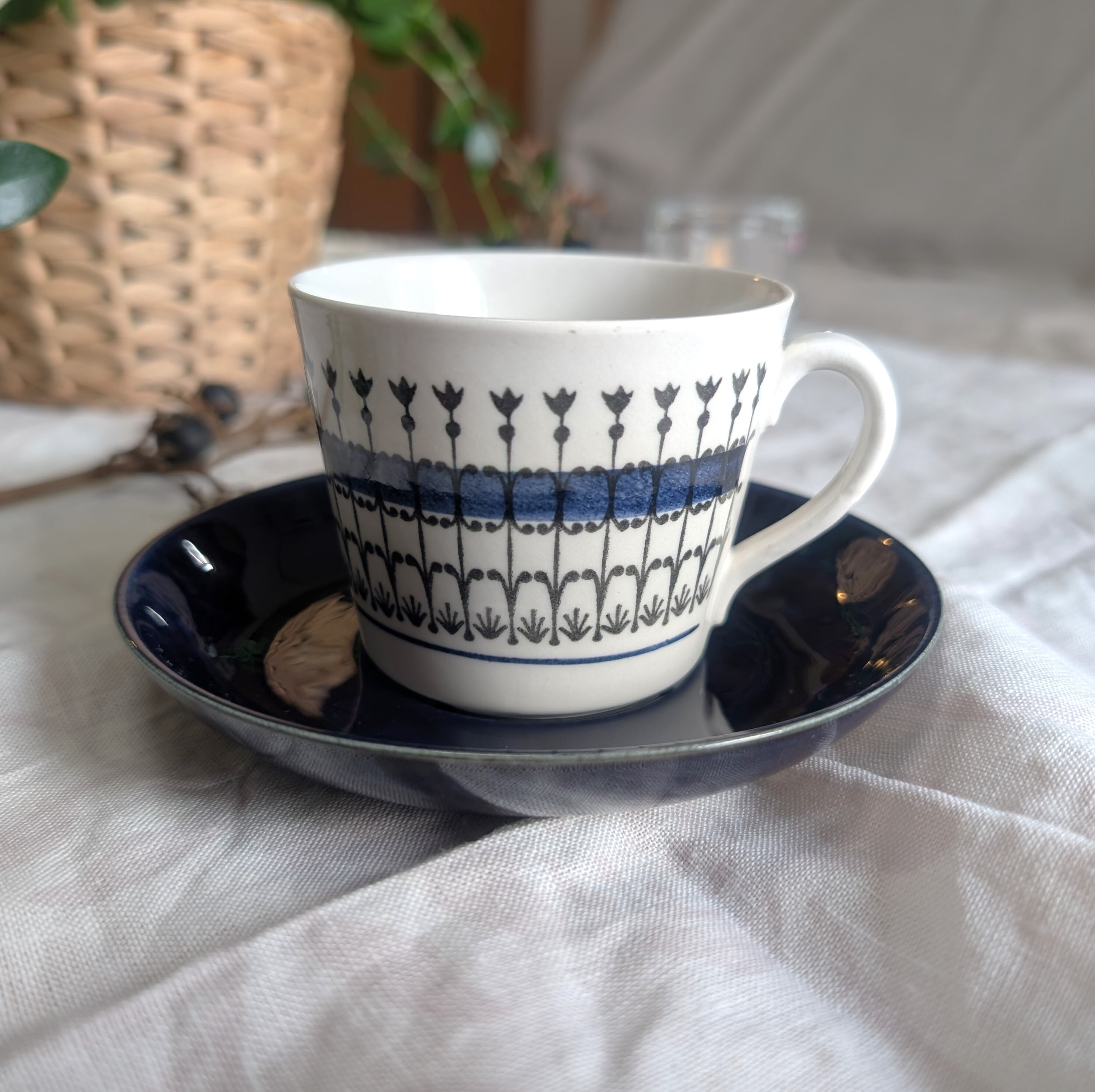 ゲフレ スミーデ Gefle SMIDE コーヒーカップ&ソーサー