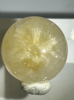 お値打ち）21㍉ ﾄﾗﾋﾟｯﾁｪ模様入り 天川村水晶丸玉