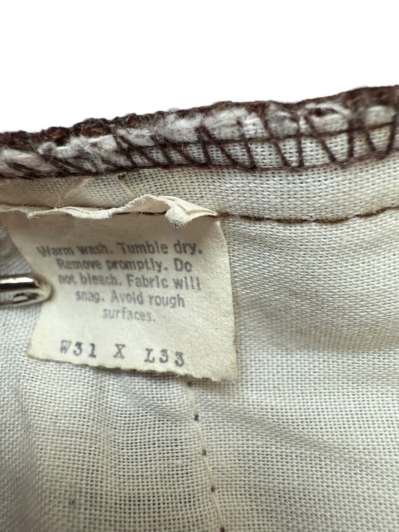 70's リーバイス スタプレ 517 USA MADE 42TALON スラックス W31×L33