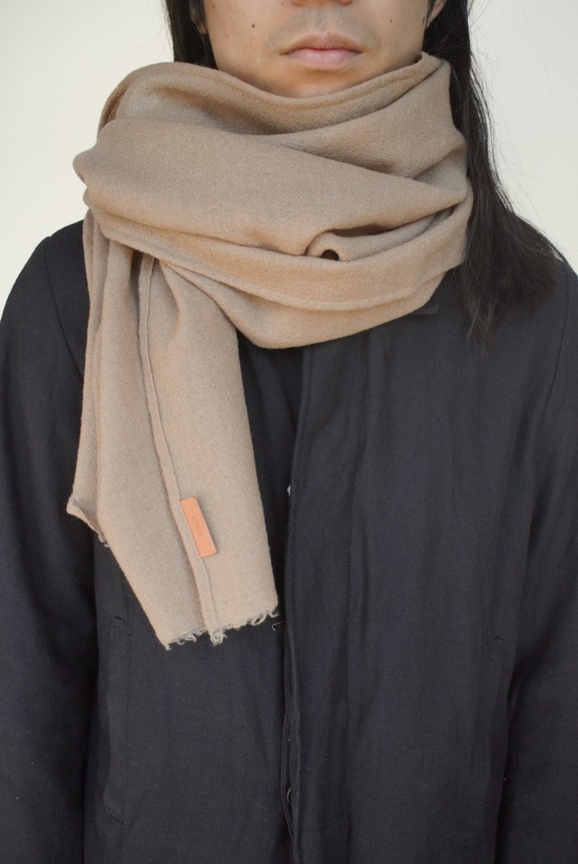 Wool stole (beige)