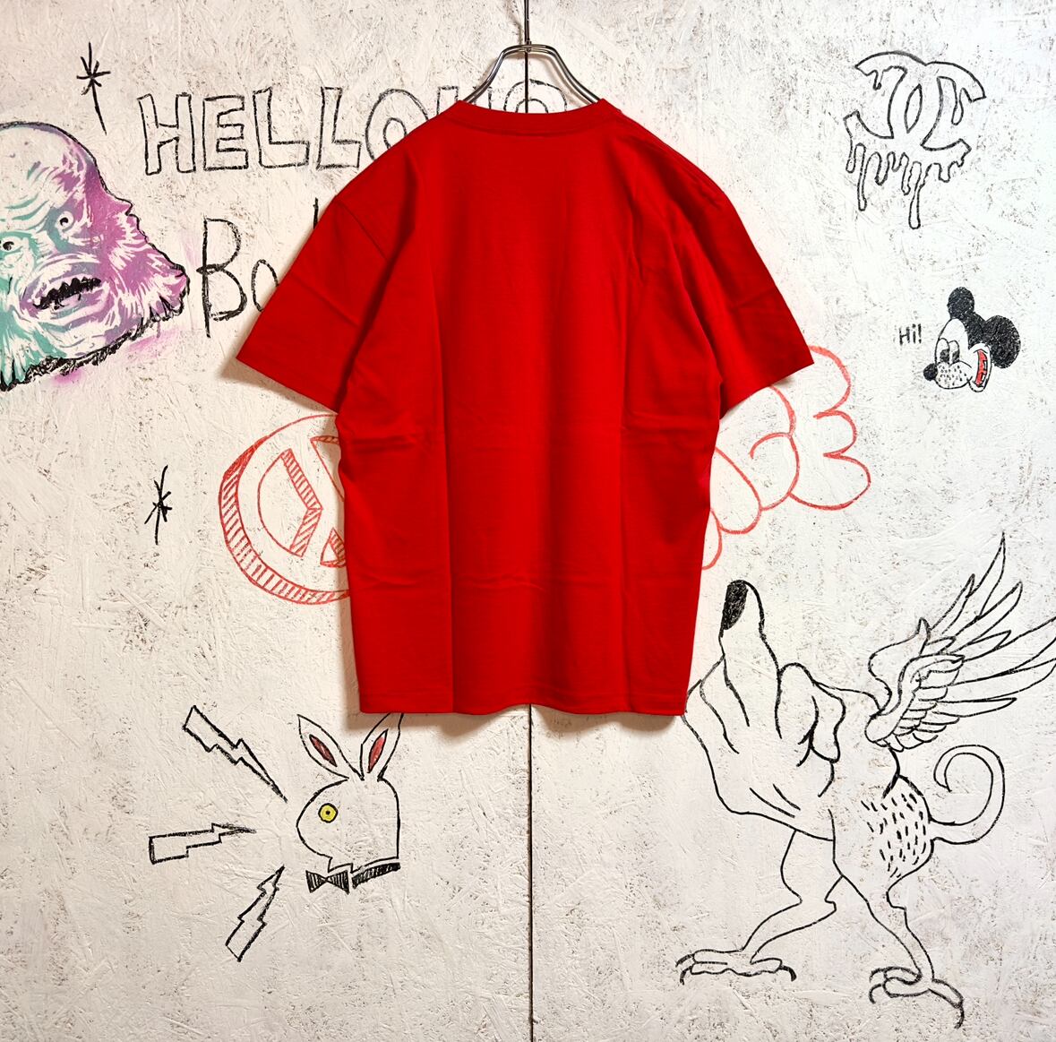 PAST'D P khaos print tee (RED) | NUTOPIA