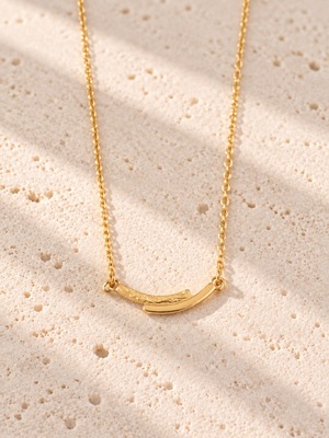 316L hawaiian double line necklace  #n33