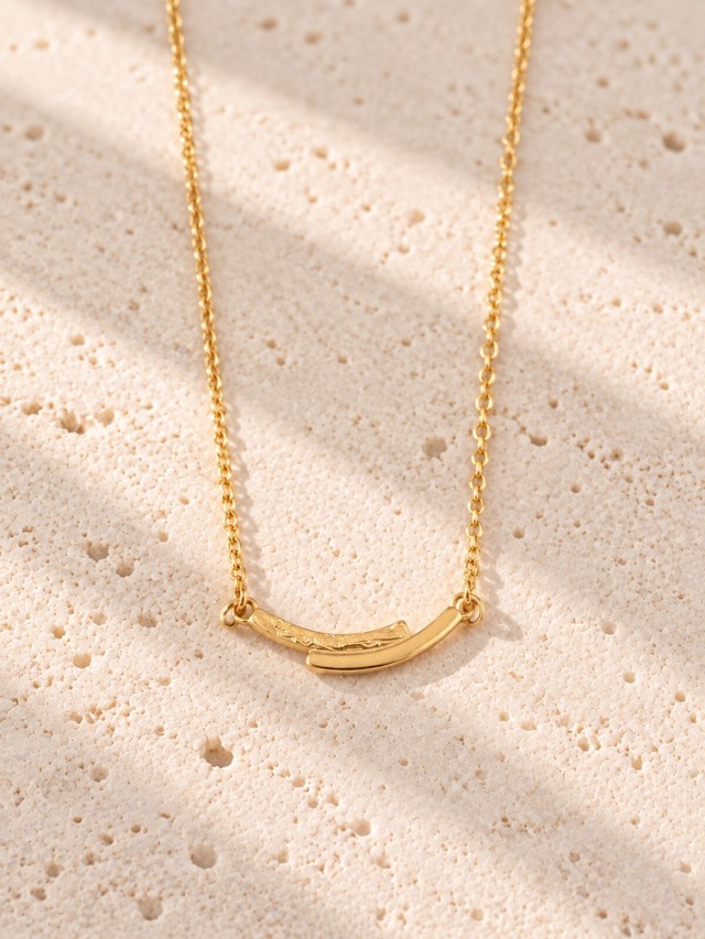 316L hawaiian double line necklace  #n33