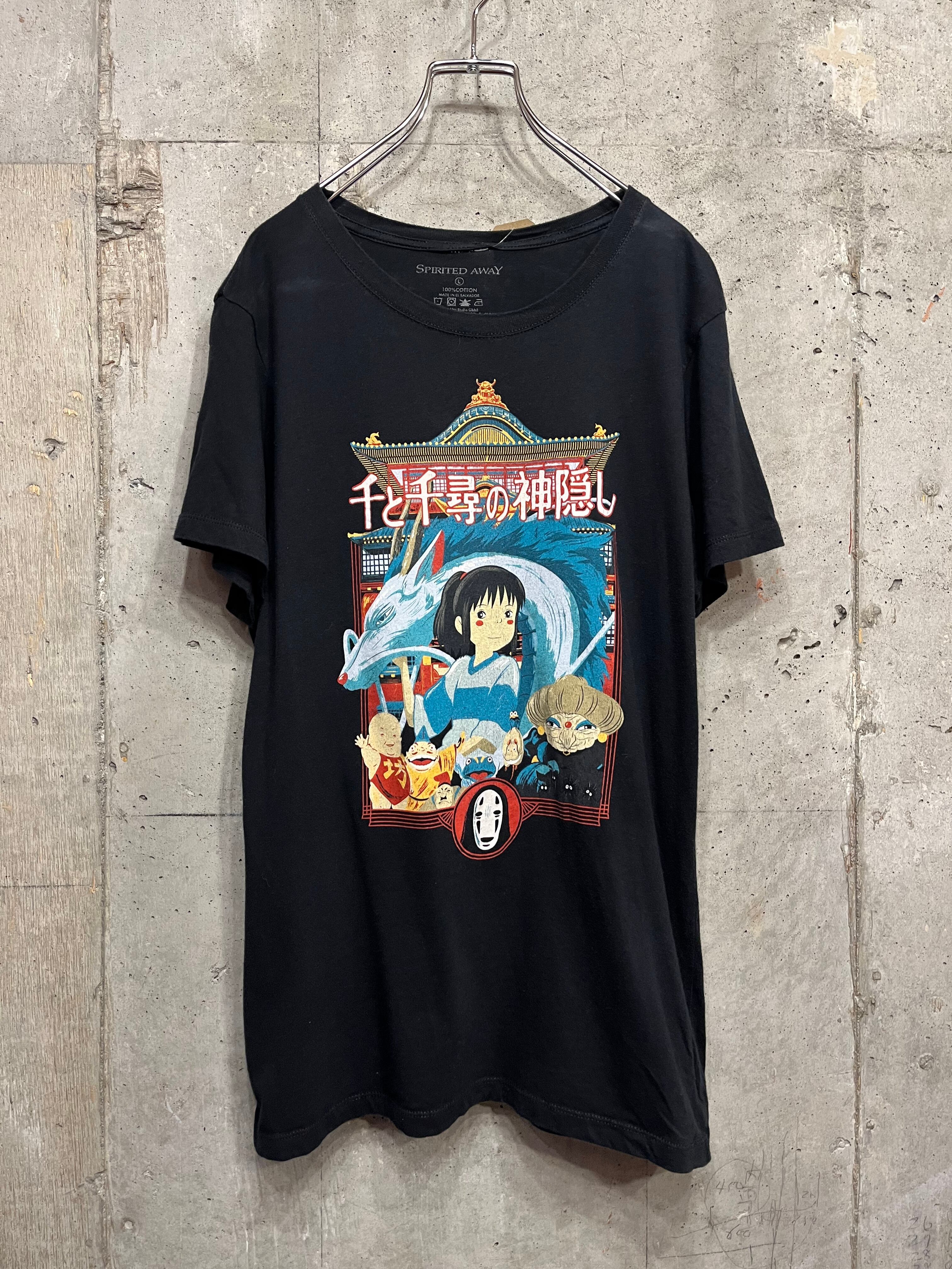 レディースL】千と千尋の神隠しTシャツ 古着 ジブリ 映画T | Small Cat