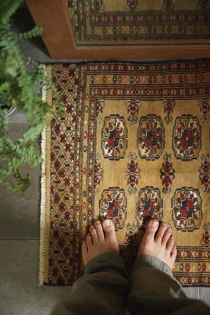 763 -Vintage Pakistan rug