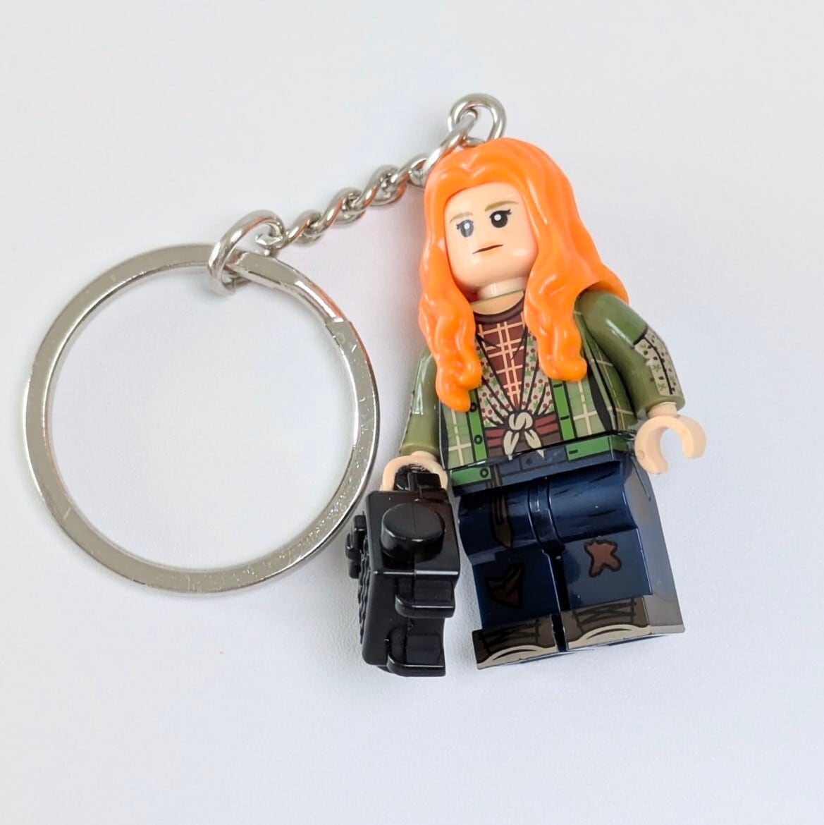 ★ブロックフィギュアキーホルダー★【 Stranger Things / ストレンジャーシングス 】 マキシーン・メイフィールド / マックス / Season5〚アメリカン雑貨 アメトイ〛