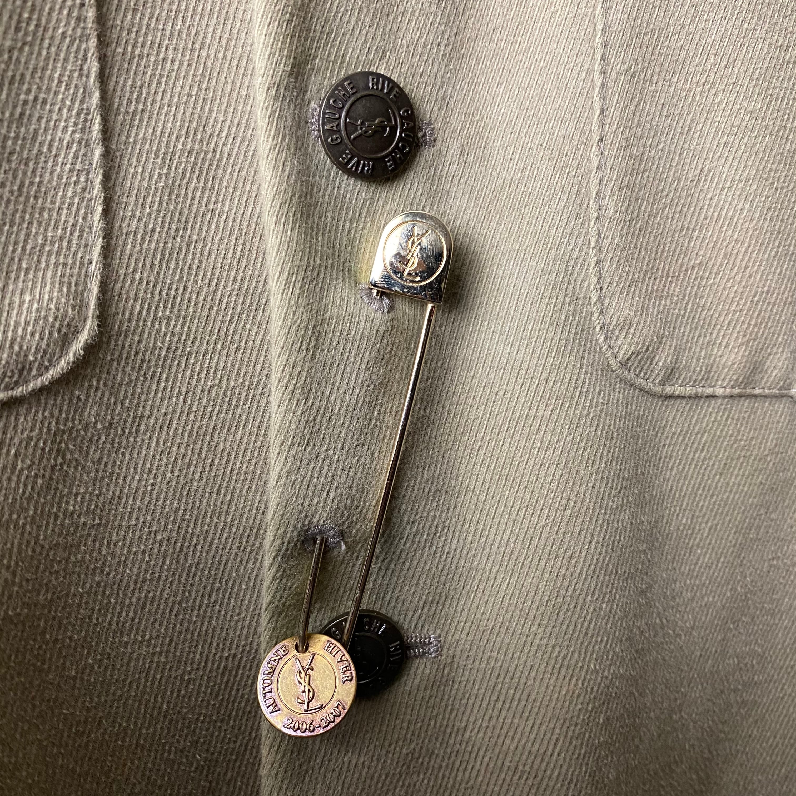 YVES SAINT LAURENT RIVE GAUCHE safari jacket designed by Stefano 