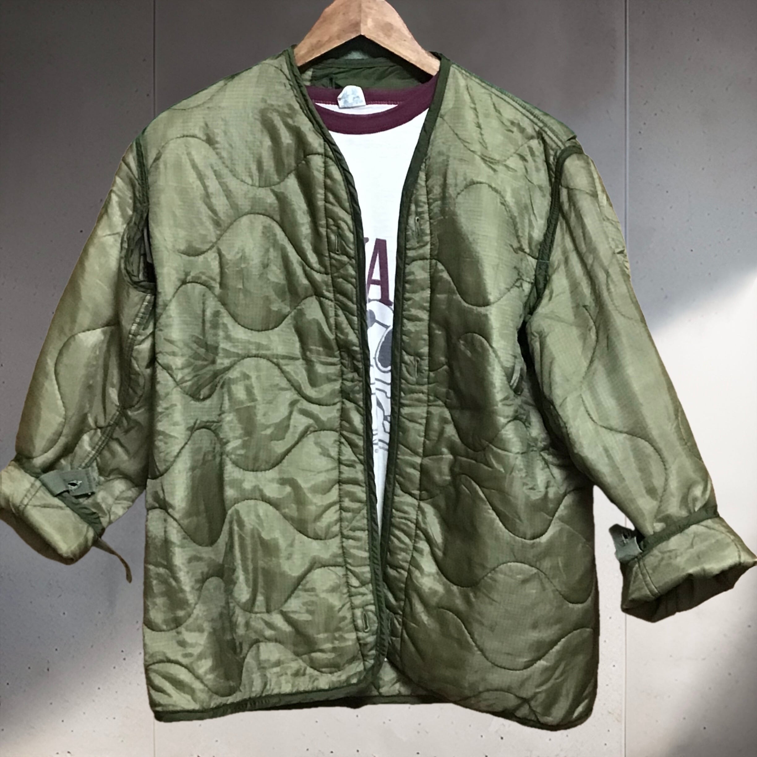 70s MA-1 Flight Jacket Orange Liner 70年代 フライトジャケット