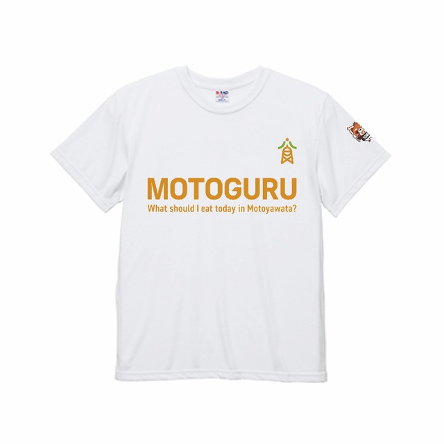 モトグルTシャツ（スポーツ・ロゴ・ホワイト）