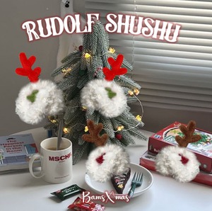 予約【Bam’studio】Velvet Ribbon Chouchou Hair Scrunchie (2個Set)