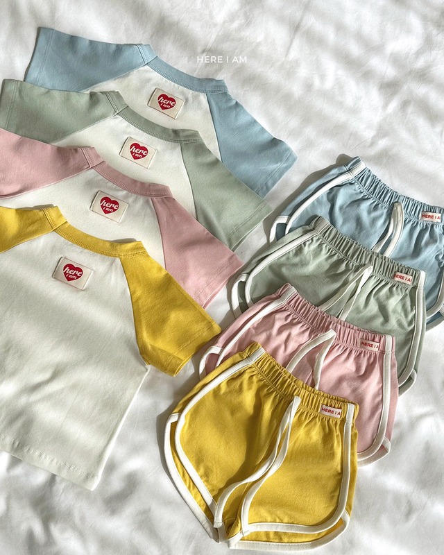 【取寄】here i am｜everyday set｜エブリデイセット｜12M-120｜kids｜26 summer