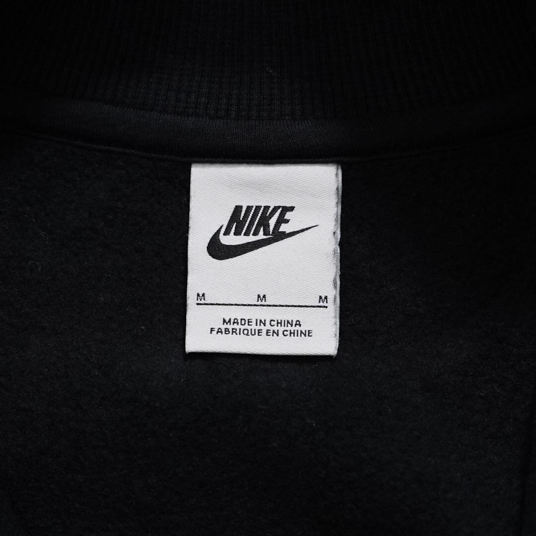 NIKE ナイキ スウェット 古着 ハーフジップ ショート丈 M 黒 16397 | fuufu