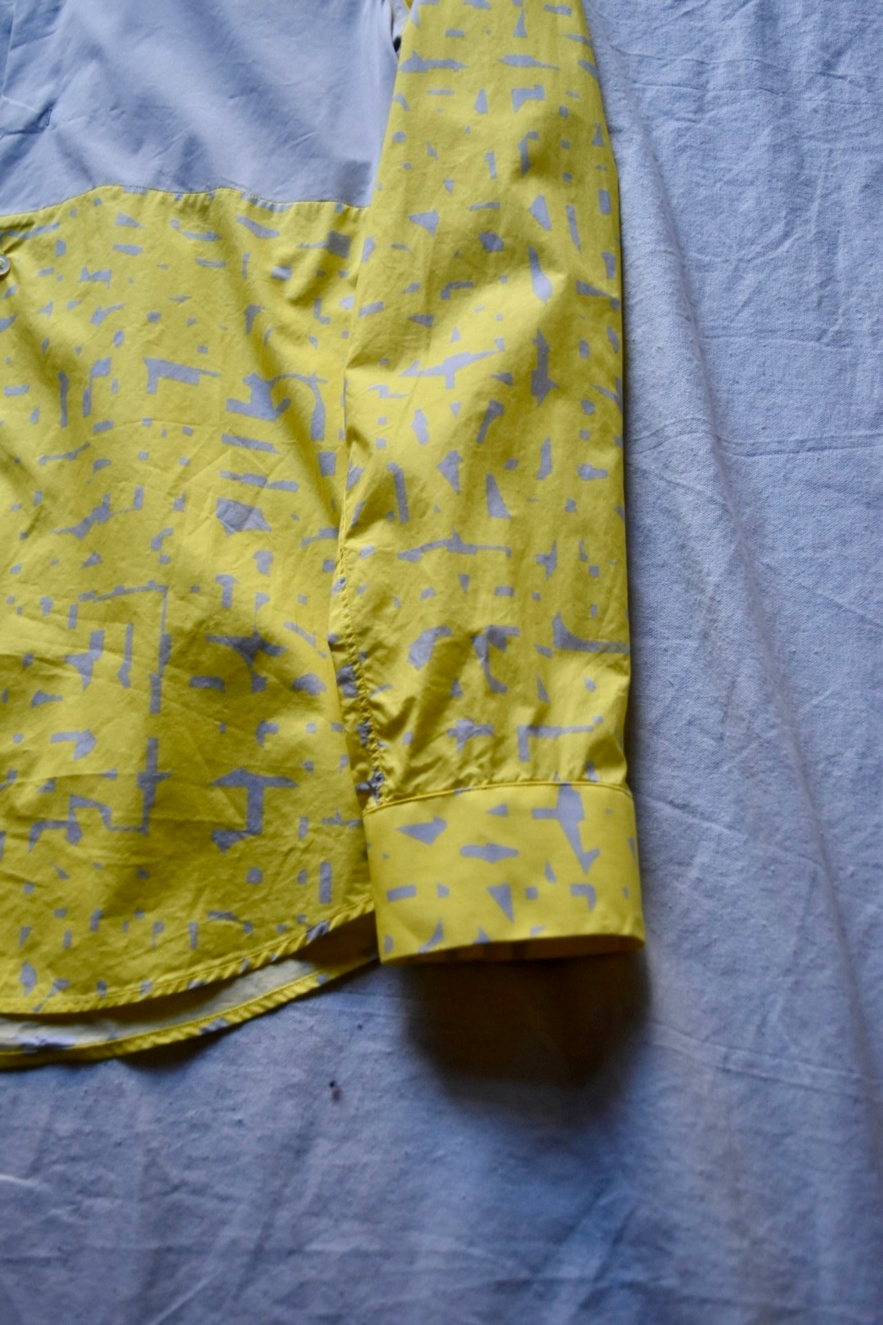 "JIL SANDER" Yellow art shirt