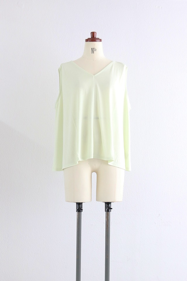 サーキュラータンクトップ / CIRCULAR TANK TOP (26S32013K)