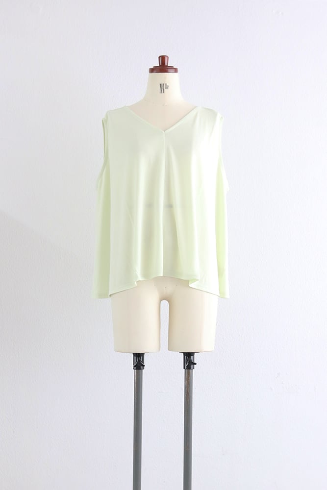 サーキュラータンクトップ / CIRCULAR TANK TOP (26S32013K)