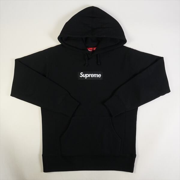 supreme boxlogo パーカー XL 黒 色褪せ有り