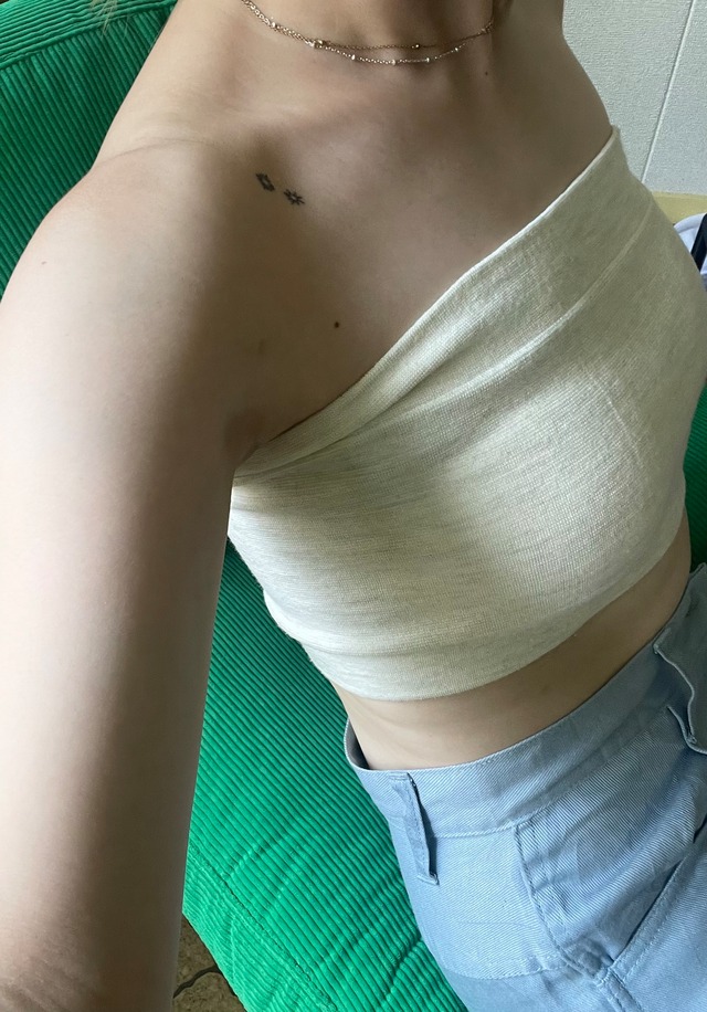 70s-80s Euro Vintage Knit Tube Top