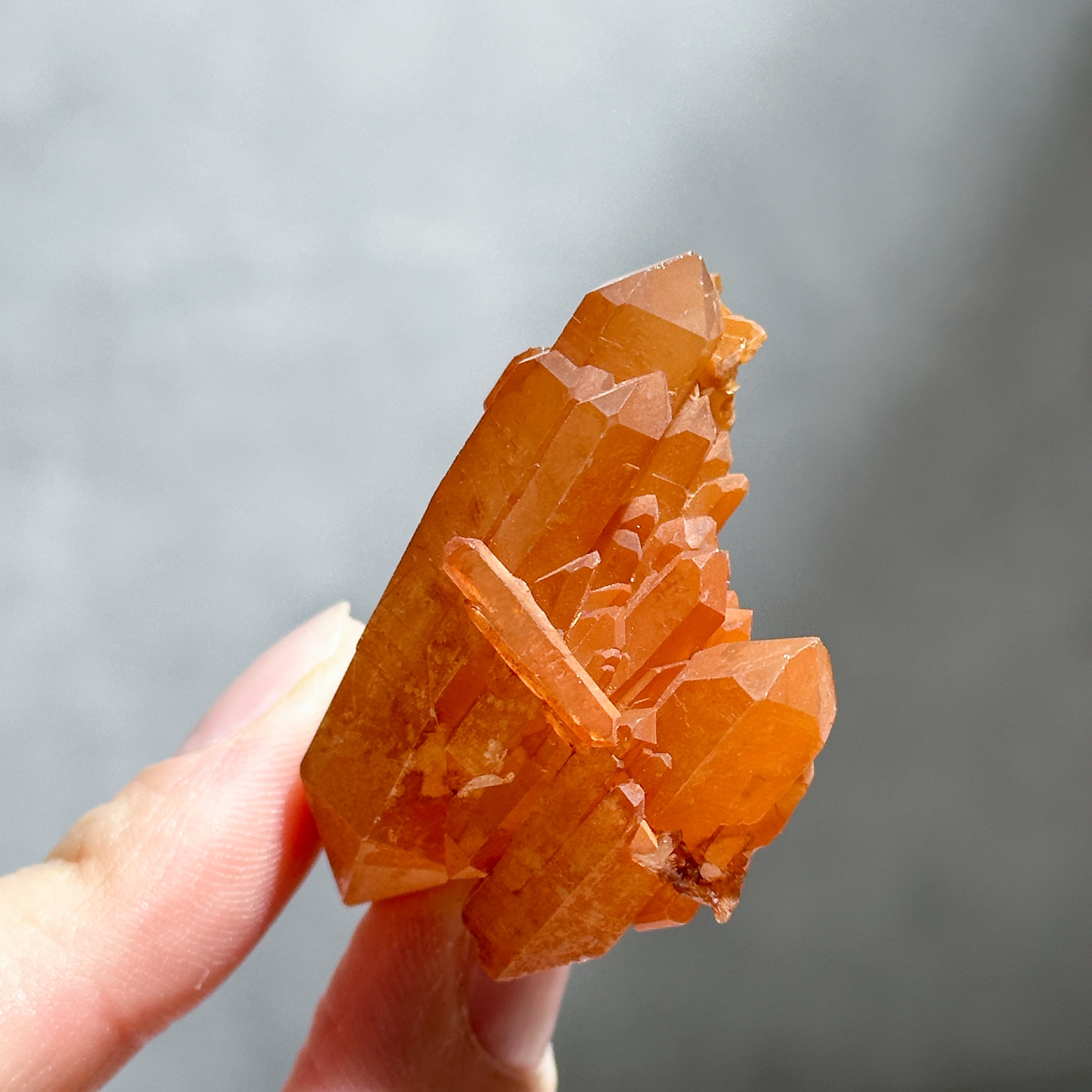 タンジェリンクォーツ クラスター52◇ Tangerine Quartz ◇ 天然石