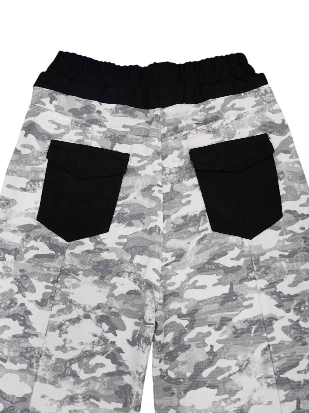 【PLANET STUDIO】Camo Lace Up Pocket Wide Pants