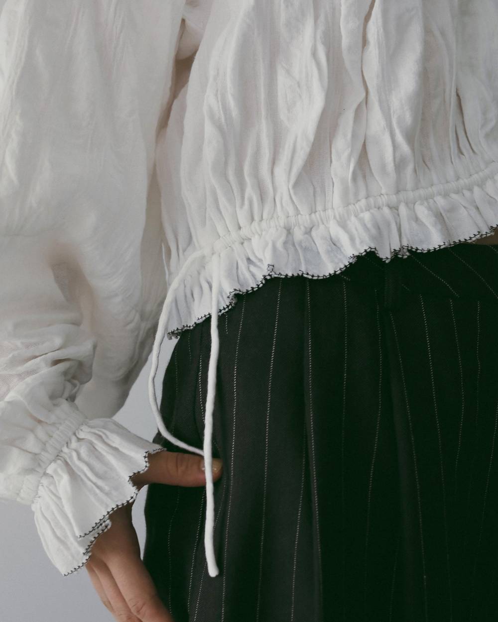 anuke 】Gather Volume Blouse | valance 福井｜レディース セレクト
