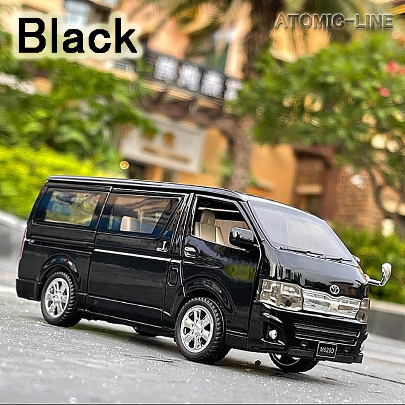ハイエース 全2色 ミニカー 1/32 ライト点灯 エンジンサウンド 模型