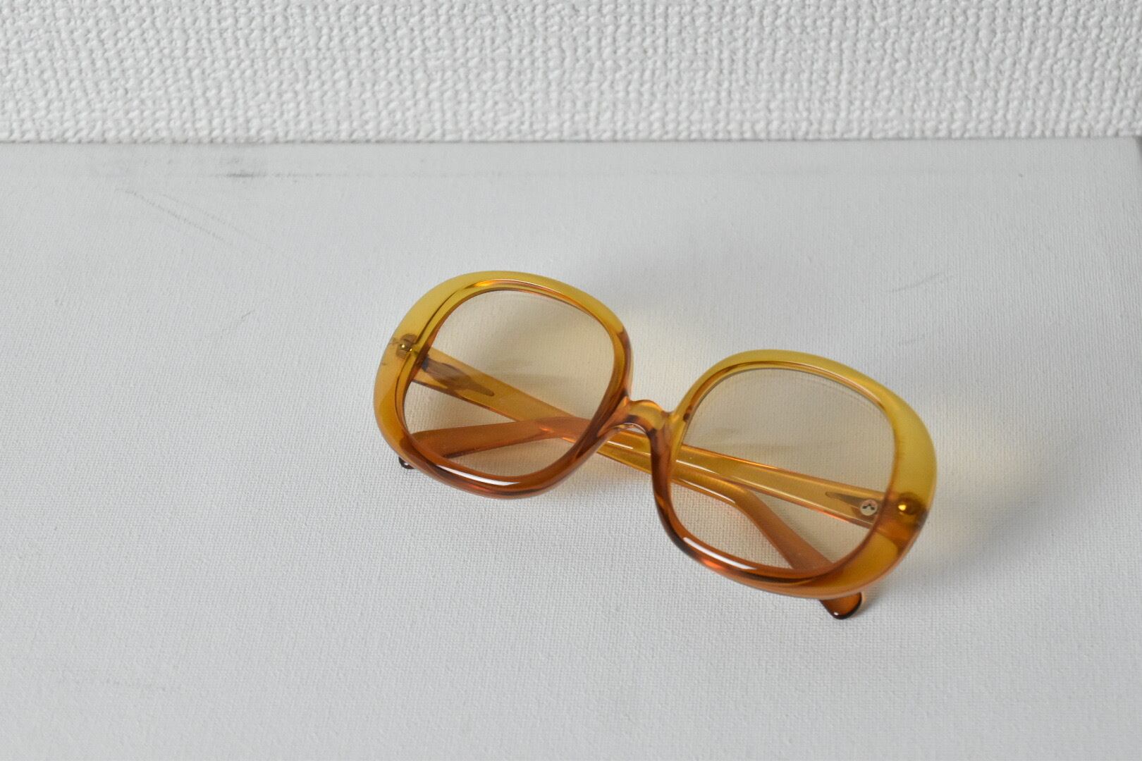 80s Vintage クリスチャン ディオール サングラス 彫金 オプチル製 80年代ヴィンテージ》Christian Dior スクエア型 オプチル サングラス