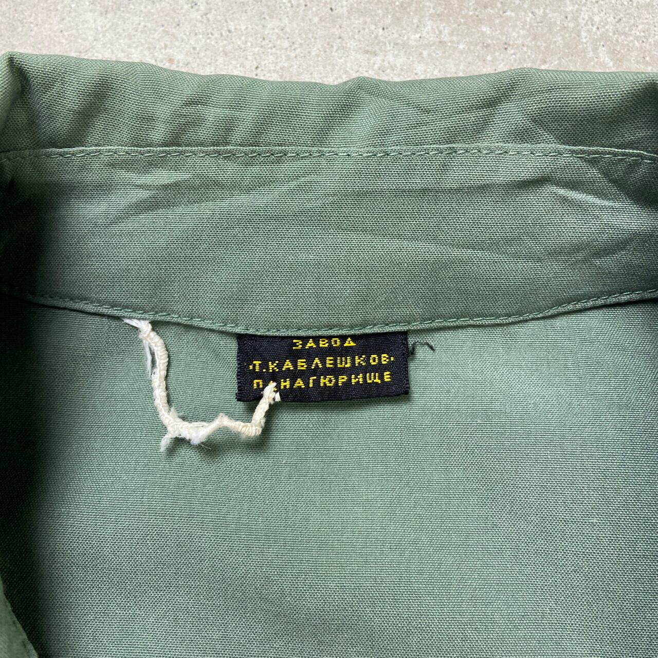 ヴィンテージ ユーロ 半袖ワークシャツ メンズM相当 古着 VINTAGE
