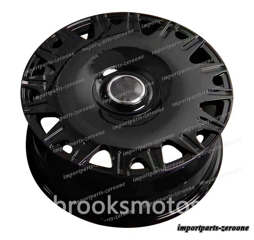 22インチ 新品 ブラック フォージド フローティング ホイール メルセデスベンツ W222 W223 S クラス用 4本セット -